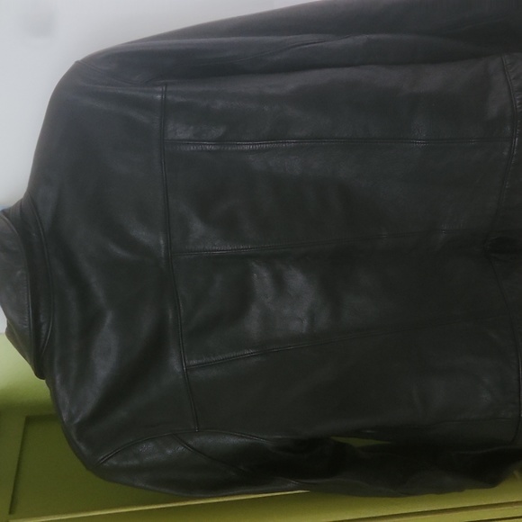 Gap black leather jacket - Picture 4 of 4